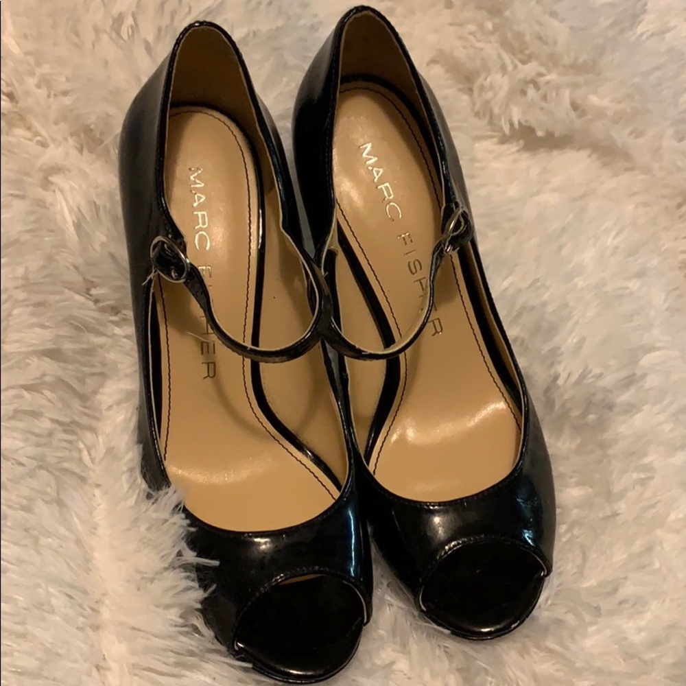 Marc Fisher Staple Black Heels